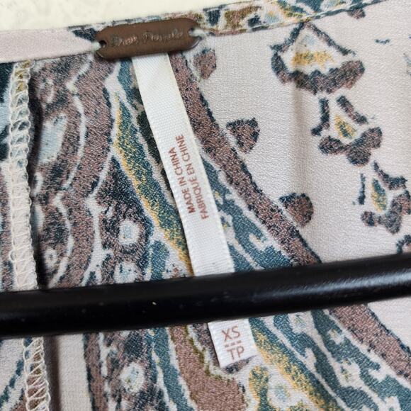 Free People High Plains Floral XS Balloon Sleeve Dress - Picture 4 of 5